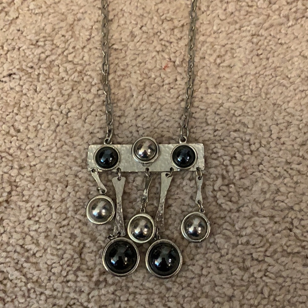 Vintage Statement Necklace Unsigned - image 2